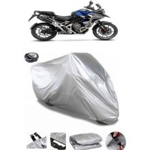 Coverplus Triumph Tiger 1200 GT Explorer Arka Çanta Uyumlu Su Geçirmez Gri Motosiklet Brandası