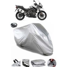 Coverplus Triumph Tiger 1200 XRX Arka Çanta Uyumlu Su Geçirmez Gri Motosiklet Brandası