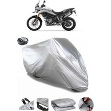 Coverplus Triumph Tiger 900 Rally Pro Arka Çanta Uyumlu Su Geçirmez Gri Motosiklet Brandası