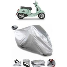 Coverplus Vespa GT 250 Arka Çanta Uyumlu Su Geçirmez Gri Motosiklet Brandası