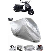 Coverplus Vespa LX 150 Arka Çanta Uyumlu Su Geçirmez Gri Motosiklet Brandası
