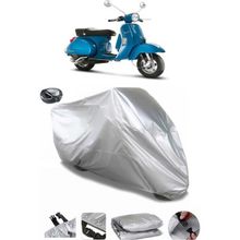 Coverplus Vespa PX 200 Arka Çanta Uyumlu Su Geçirmez Gri Motosiklet Brandası
