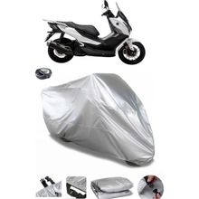 Coverplus Voge SR1 Arka Çanta Uyumlu Su Geçirmez Gri Motosiklet Brandası