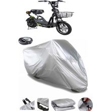 Coverplus Volta VSM Arka Çanta Uyumlu Su Geçirmez Gri Motosiklet Brandası