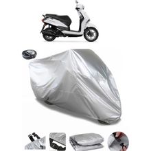 Coverplus Yamaha D'elight Arka Çanta Uyumlu Su Geçirmez Gri Motosiklet Brandası