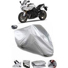 Coverplus Yamaha FZ8 Arka Çanta Uyumlu Su Geçirmez Gri Motosiklet Brandası