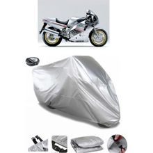 Coverplus Yamaha FZR 1000 Arka Çanta Uyumlu Su Geçirmez Gri Motosiklet Brandası