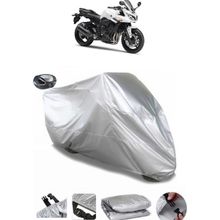 Coverplus Yamaha FZS1000 Gri Arka Çanta Uyumlu Su Geçirmez Motosiklet Brandası