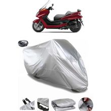 Coverplus Yamaha Majesty 250 Arka Çanta Uyumlu Su Geçirmez Gri Motosiklet Brandası