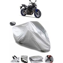 Coverplus Yamaha MT-07 Arka Çanta Uyumlu Su Geçirmez Gri Motosiklet Brandası
