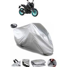 Coverplus Yamaha MT-125 Arka Çanta Uyumlu Su Geçirmez Gri Motosiklet Brandası