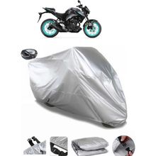 Coverplus Yamaha MT-25 Abs Arka Çanta Uyumlu Su Geçirmez Gri Motosiklet Brandası