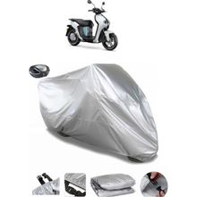 Coverplus Yamaha Neos Arka Çanta Uyumlu Su Geçirmez Gri Motosiklet Brandası