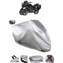 Coverplus Yamaha Niken GT Arka Çanta Uyumlu Su Geçirmez Gri Motosiklet Brandası