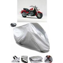 Coverplus Yamaha Royal Star XVZ 1300 Arka Çanta Uyumlu Su Geçirmez Gri Motosiklet Brandası