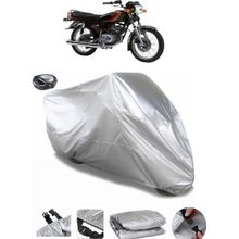 Coverplus Yamaha RX 115 Arka Çanta Uyumlu Su Geçirmez Gri Motosiklet Brandası