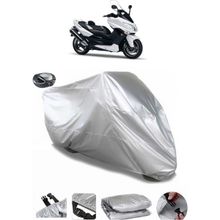Coverplus Yamaha Tmax 500 Arka Çanta Uyumlu Su Geçirmez Gri Motosiklet Brandası