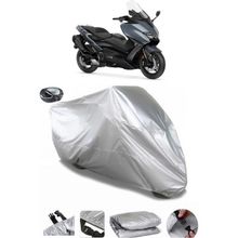 Coverplus Yamaha Tmax 560 Arka Çanta Uyumlu Su Geçirmez Gri Motosiklet Brandası