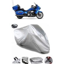 Coverplus Yamaha Venture Royal Arka Çanta Uyumlu Su Geçirmez Gri Motosiklet Brandası