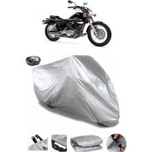 Coverplus Yamaha Virago XV 250 Arka Çanta Uyumlu Su Geçirmez Gri Motosiklet Brandası