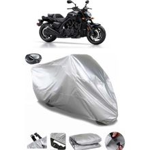 Coverplus Yamaha Vmax Arka Çanta Uyumlu Su Geçirmez Gri Motosiklet Brandası