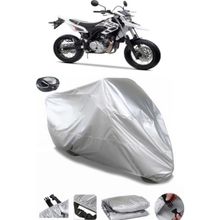 Coverplus Yamaha WR 125 R Arka Çanta Uyumlu Su Geçirmez Gri Motosiklet Brandası