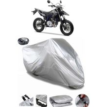 Coverplus Yamaha WR 125 X Arka Çanta Uyumlu Su Geçirmez Gri Motosiklet Brandası