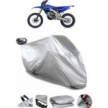 Coverplus Yamaha WR 250 F Arka Çanta Uyumlu Su Geçirmez Gri Motosiklet Brandası