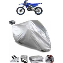 Coverplus Yamaha WR 450 F Arka Çanta Uyumlu Su Geçirmez Gri Motosiklet Brandası