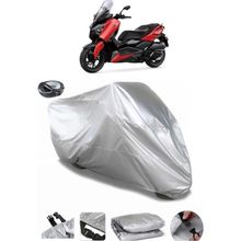 Coverplus Yamaha X-Max 300 ABS Arka Çanta Uyumlu Su Geçirmez Gri Motosiklet Brandası
