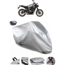 Coverplus Yamaha XSR 700 Arka Çanta Uyumlu Su Geçirmez Gri Motosiklet Brandası