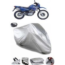 Coverplus Yamaha XT 600 Arka Çanta Uyumlu Su Geçirmez Gri Motosiklet Brandası