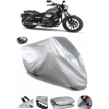 Coverplus Yamaha XV950R Arka Çanta Uyumlu Su Geçirmez Gri Motosiklet Brandası