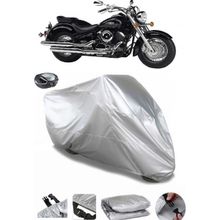 Coverplus Yamaha XVS 1300 A Arka Çanta Uyumlu Su Geçirmez Gri Motosiklet Brandası