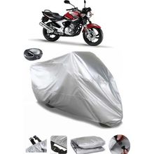 Coverplus Yamaha YBR 250 Arka Çanta Uyumlu Su Geçirmez Gri Motosiklet Brandası