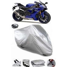 Coverplus Yamaha YZF R1 Arka Çanta Uyumlu Su Geçirmez Gri Motosiklet Brandası