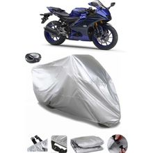 Coverplus Yamaha YZF R125 Arka Çanta Uyumlu Su Geçirmez Gri Motosiklet Brandası