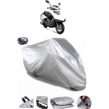 Coverplus Yuki Active 50 Arka Çanta Uyumlu Su Geçirmez Gri Motosiklet Brandası