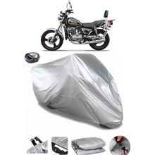 Coverplus Yuki Afşin 250 Arka Çanta Uyumlu Su Geçirmez Gri Motosiklet Brandası