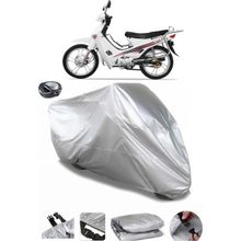 Coverplus Yuki Attact 100 Arka Çanta Uyumlu Su Geçirmez Gri Motosiklet Brandası