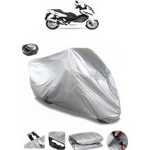 Coverplus Yuki QM250T Maximum Arka Çanta Uyumlu Su Geçirmez Gri Motosiklet Brandası
