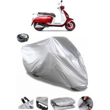 Coverplus Yuki Risotto 125 Arka Çanta Uyumlu Su Geçirmez Gri Motosiklet Brandası
