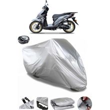 Coverplus Yuki Solid 125 Arka Çanta Uyumlu Su Geçirmez Gri Motosiklet Brandası
