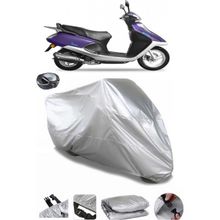 Coverplus Yuki TK50Q3 Picasso 50 Arka Çanta Uyumlu Su Geçirmez Gri Motosiklet Brandası