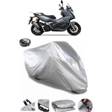 Coverplus Yuki Xway 125 Arka Çanta Uyumlu Su Geçirmez Gri Motosiklet Brandası
