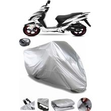 Coverplus Yuki YB 150 Jumbo Arka Çanta Uyumlu Su Geçirmez Gri Motosiklet Brandası