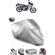 Coverplus Yuki Yıldız 130 Arka Çanta Uyumlu Su Geçirmez Gri Motosiklet Brandası