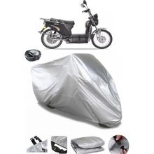 Coverplus Yuki YK-22 Rüzgar Elektrikli Arka Çanta Uyumlu Su Geçirmez Gri Motosiklet Brandası