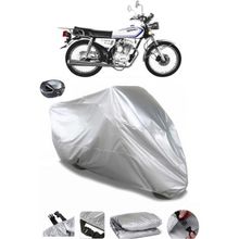 Coverplus Yuki YK100-5 Arka Çanta Uyumlu Su Geçirmez Gri Motosiklet Brandası