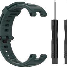 CoverZone Amazfit T-Rex Solitude Spor Profesyonel Silikon Haki Kordon
